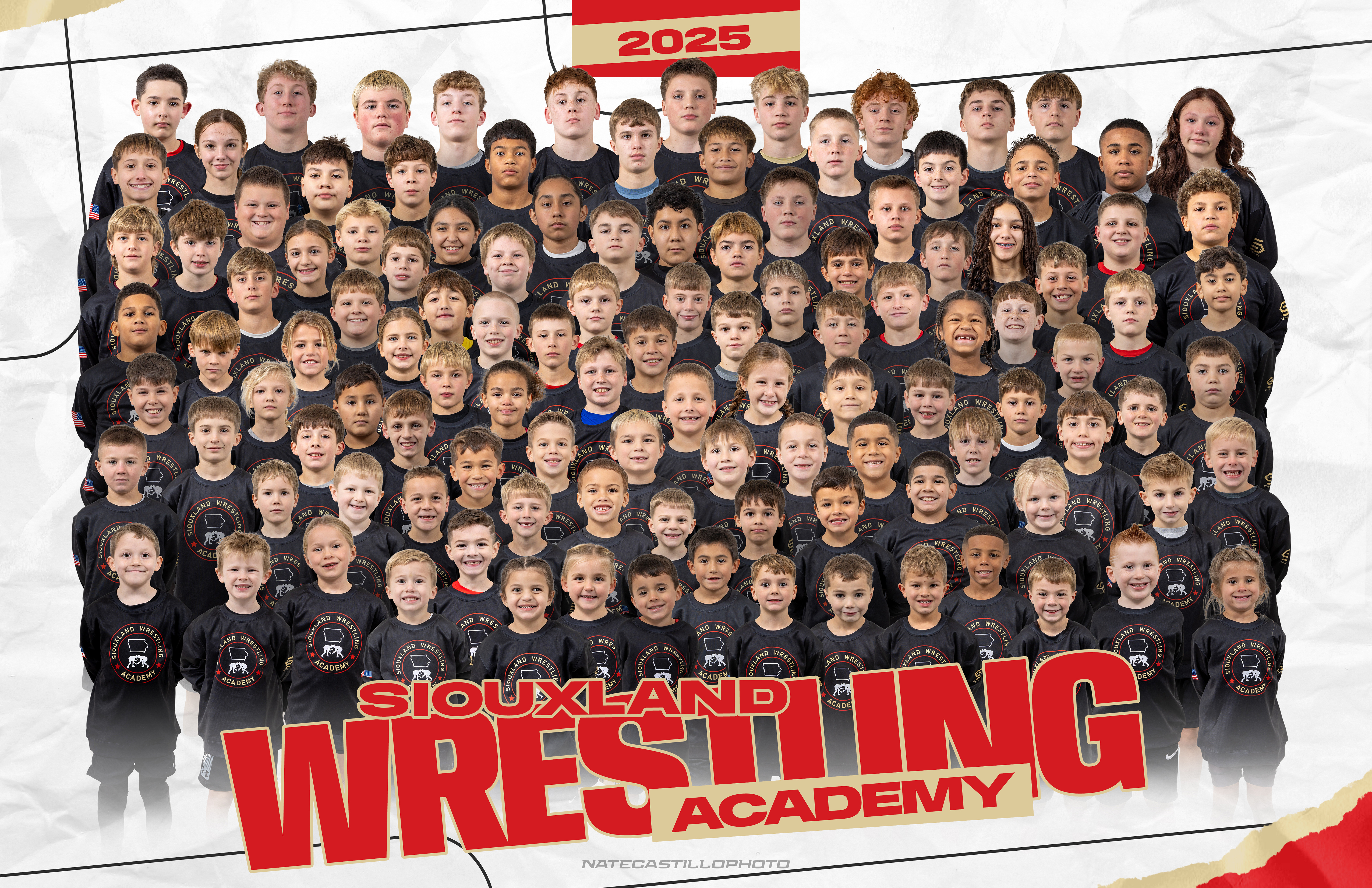 Siouxland Wrestling Academy 2025 Team Photo